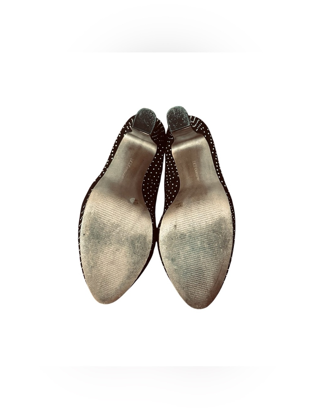 BCBGeneration Black Studded Round-Toe Pumps - Picture 6 of 6